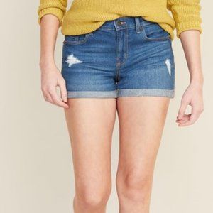 Old Navy Boyfriend Denim Shorts Size 0